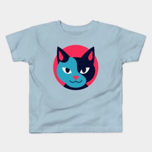 Colourful abstract cat Kids T-Shirt